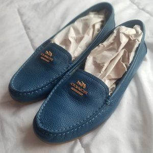 Coach Opal Driver Loafers Blue